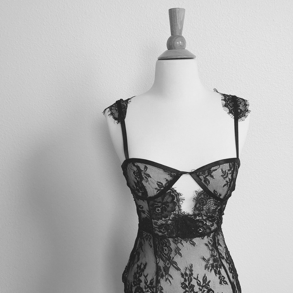 Black Lace Party Dress | Lingerie